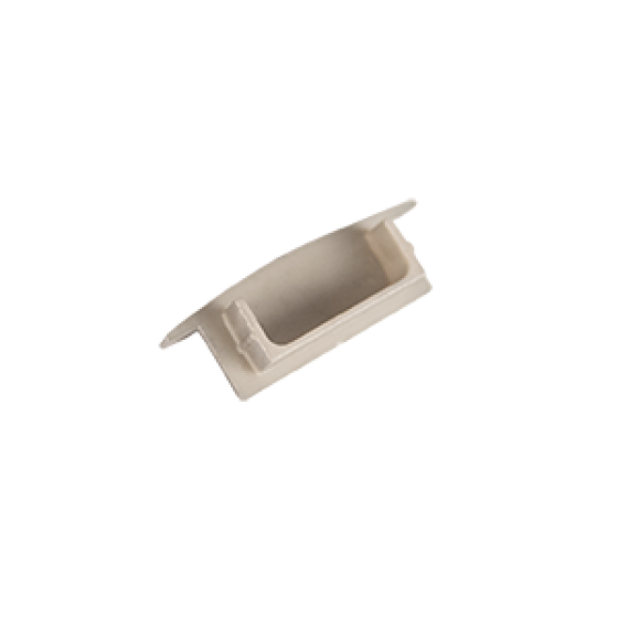 Торцевая крышка для встраиваемого профиля глухая 30х11 мм